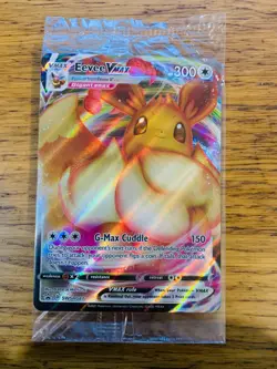 SEALED! Eevee VMAX SWSH087 Sword & Shield Full Art Black Star Promo Pokemon Card - Image 1