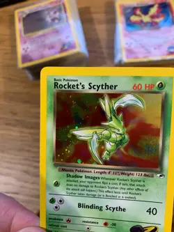 Rocket's Scyther (13/132) Holo Gym Heroes Pokemon Card! FREE P&P! - Image 4