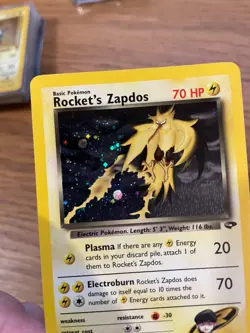 Rocket's Zapdos (15/132) Holo Gym Challenge Pokemon Card! FREE P&P! - Image 4