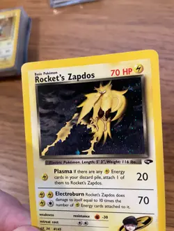 Rocket's Zapdos (15/132) Holo Gym Challenge Pokemon Card! FREE P&P! - Image 5