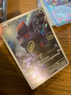 NM! Zorua (075/064) Shrouded Fable Illustration Rare Pokemon Card! - Image 3
