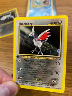 1st Edition Skarmory (13/111) Holo Neo Genesis Set Pokemon Card! FREE P&P! - Image 5