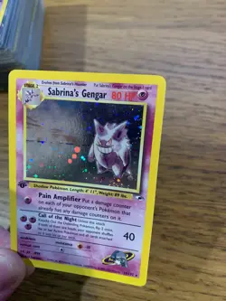1st Edition Sabrina's Gengar (14/132) Holo Gym Heroes Pokemon Card! FREE P&P! - Image 5