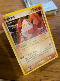 NM! Regirock (28/110) EX Holon Phantoms Stamped Reverse Holo Delta Pokemon Card! - Image 3