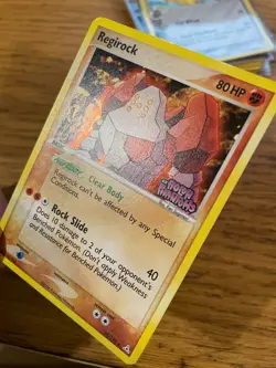 NM! Regirock (28/110) EX Holon Phantoms Stamped Reverse Holo Delta Pokemon Card! - Image 4