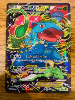 NM! Venusaur EX (XY123) Red & Blue Collection Promo Standard Size Pokemon Card! - Image 1