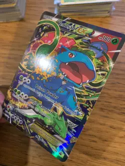 NM! Venusaur EX (XY123) Red & Blue Collection Promo Standard Size Pokemon Card! - Image 4
