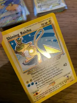 NM! Shining Raichu (111/105) Holo Neo Destiny Pokemon Card! FREE P&P! - Image 3