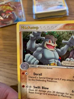 NM! Machamp (9/92) Stamped Reverse Holo EX Legend Maker Pokemon Card! - Image 3