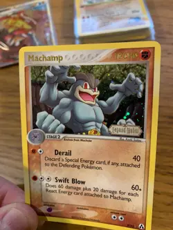 NM! Machamp (9/92) Stamped Reverse Holo EX Legend Maker Pokemon Card! - Image 4