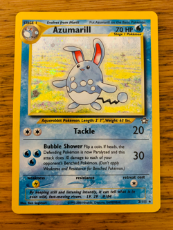 Azumarill (2/111) Holo Neo Genesis Set Pokemon Card! FAST & FREE P&P! - Image 4