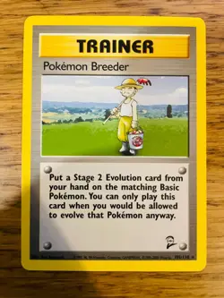 Pokemon Breeder (105/130) Rare Base Set 2 Pokemon Card! FAST & FREE P&P! - Image 4