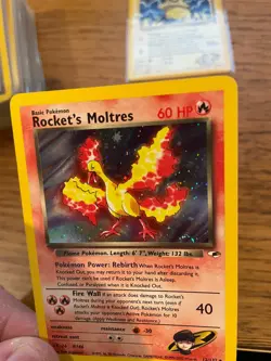 NEAR MINT! Rocket's Moltres (12/132) Holo Gym Heroes Pokemon Card! FREE P&P! - Image 4