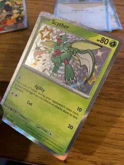 NM! Scyther (095/091) Paldean Fates Baby Shiny Rare Pokemon Card! FREE P&P! - Image 4