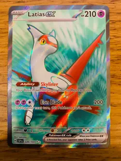 N-MINT! Latias ex (220/191) Surging Sparks Full Art Ultra Rare Pokemon Card! - Image 1
