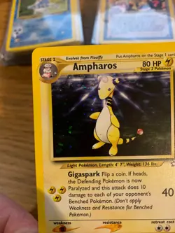 Ampharos (1/111) Holo Neo Genesis Set Pokemon Card! FAST & FREE P&P! - Image 4