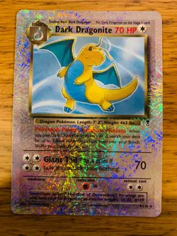 NM! Dark Dragonite (5/110) Reverse Holo Legendary Collection Pokemon Card! - Image 1