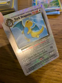 NM! Dark Dragonite (5/110) Reverse Holo Legendary Collection Pokemon Card! - Image 4