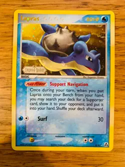 NEAR MINT! Lapras (8/92) Stamped Reverse Holo EX Legend Maker Pokemon Card! - Image 1