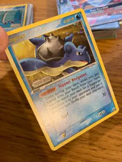NEAR MINT! Lapras (8/92) Stamped Reverse Holo EX Legend Maker Pokemon Card! - Image 3