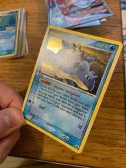 NEAR MINT! Lapras (8/92) Stamped Reverse Holo EX Legend Maker Pokemon Card! - Image 4