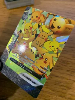 NM! Pikachu V-Union SWSH141 Sword & Shield Black Star Promo Pokemon Card! - Image 4