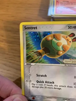 NEAR MINT! Sentret (62/92) Stamped Reverse Holo EX Legend Maker Pokemon Card! - Image 3