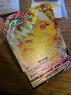 NM! Pikachu VMAX SWSH286 Sword & Shield Full Art Black Star Promo Pokemon Card! - Image 3