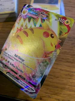 NM! Pikachu VMAX SWSH286 Sword & Shield Full Art Black Star Promo Pokemon Card! - Image 4