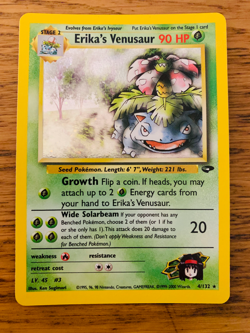Erika's Venusaur (4/132) Holo Gym Challenge Pokemon Card! FREE P&P! - Image 1