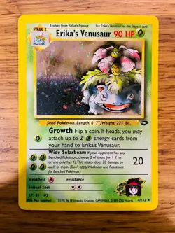 Erika's Venusaur (4/132) Holo Gym Challenge Pokemon Card! FREE P&P! - Image 2