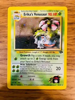 Erika's Venusaur (4/132) Holo Gym Challenge Pokemon Card! FREE P&P! - Image 4