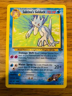 Sabrina's Golduck (30/132) Rare Gym Challenge Set Pokemon Card! FREE P&P! - Image 4