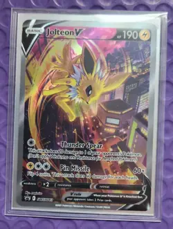 Jolteon V SWSH183 SWSH: Sword & Shield Promo Cards Holo LP - Image 1