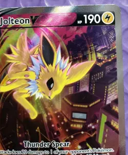 Jolteon V SWSH183 SWSH: Sword & Shield Promo Cards Holo LP - Image 5