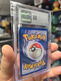 CGC 9 Dark Dragonite Team Rocket 5/82 Holo SWIRL Graded Pokemon Card - Image 5