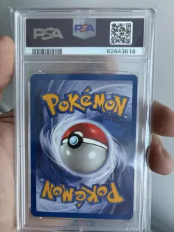 Pokemon 2000 Team Rocket Dark Dragonite Holo Rare Card 5/82 PSA 9 Mint Swirl 💫 - Image 5