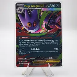 2025 Near Mint Pokemon Mega Gengar ex 056/094 Phantasmal Flames PFL English NM - Image 1