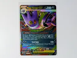 2025 Pokemon Phantasmal Flames Double Rare Holo Mega Gengar EX 056/094 - NM - Image 1