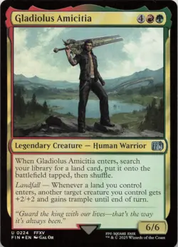 Gladiolus Amicitia - FOIL - U FINAL FANTASY 224 - MTG - Image 1