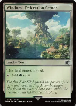 Windurst, Federation Center - FOIL - L FINAL FANTASY 292 - MTG - Image 1