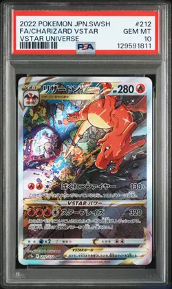 2022 POKEMON JPN SWORD & SHIELD VSTAR UNIVERSE FULL ART/CHARIZARD VSTAR PSA 10 - Image 1