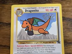 Pokemon Wotc Black Star Promo # 5 Movie Promo DRAGONITE **not played** - Image 2