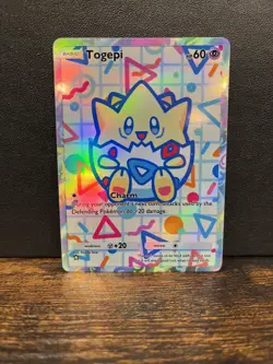 Pokemon TCG Pocket Togepi Holographic SIR- Fan Art - Image 1