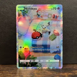 Pokemon TCG Pocket Mimikyu Promo Holographic Illustration Rare - Fan Art - Image 1