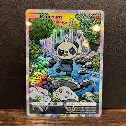 Pokemon TCG Pocket Pancham Holographic SIR - Fan Art - Image 1