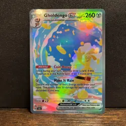 Gholdengo ex Pokemon TCG Pocket Crossover - Holographic Fan Card - Image 1