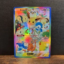 Pokemon TCG Pocket Eevee EX Promo Holographic SIR- Fan Art - Image 1