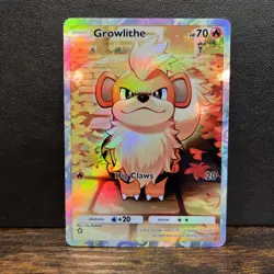 Pokemon TCG Pocket Growlithe Holographic SIR - Fan Art - Image 1