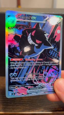 Gengar ex Pokemon TCG Pocket Crossover - Holographic Fan Card - Image 2